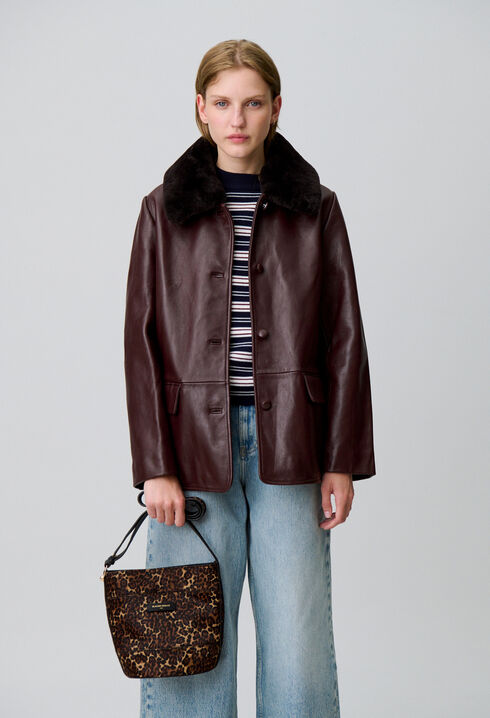 Solveig Beuteltasche Leopard