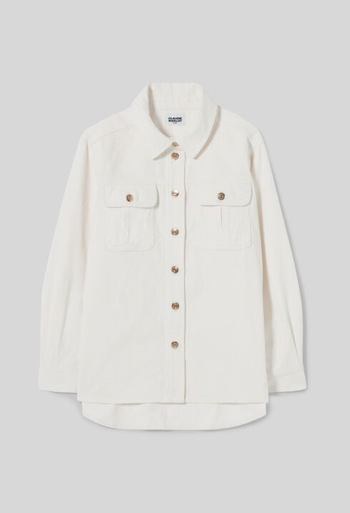 Samt-Overshirt