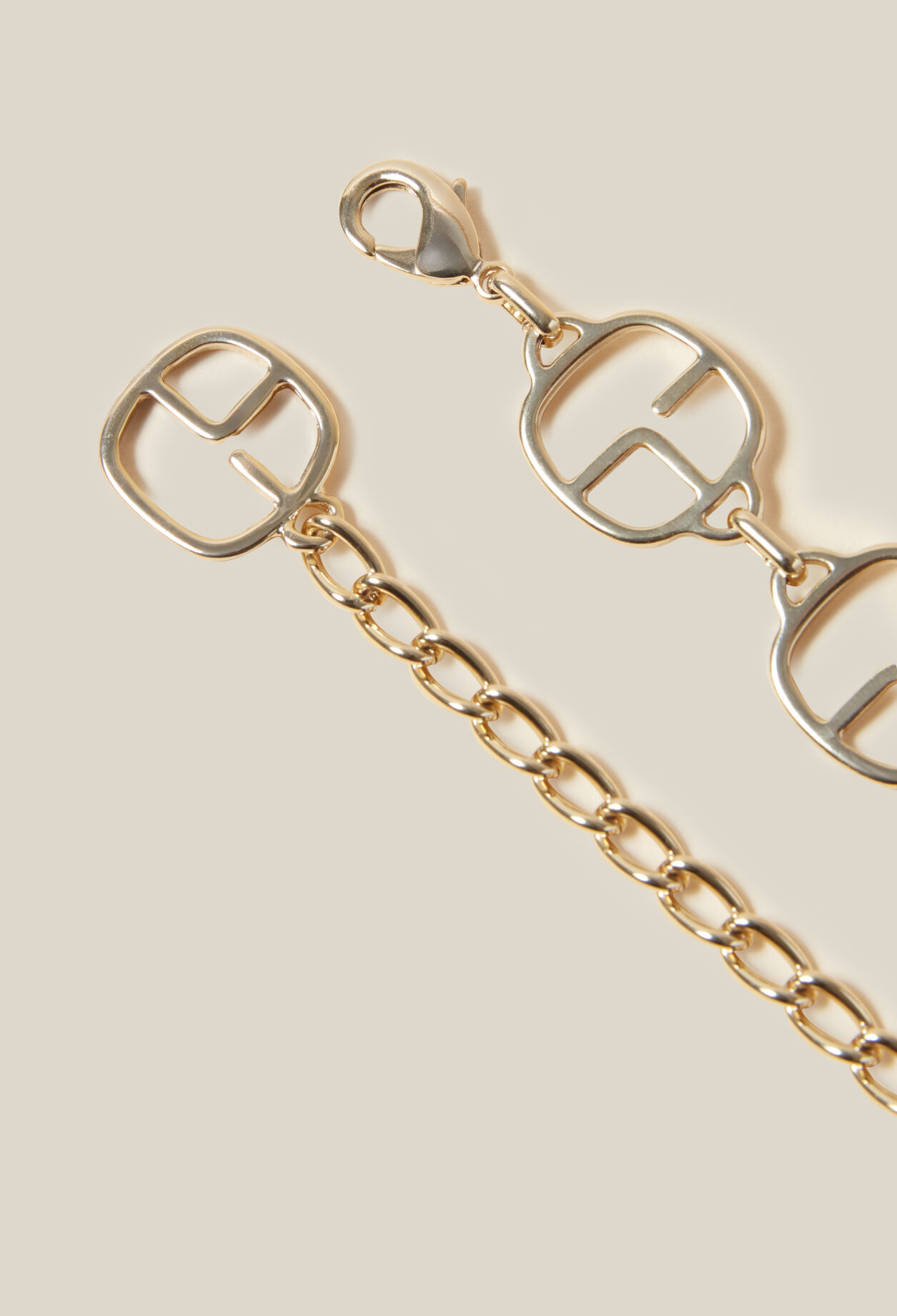 Monogrammgürtel mit verstellbarer Kette
