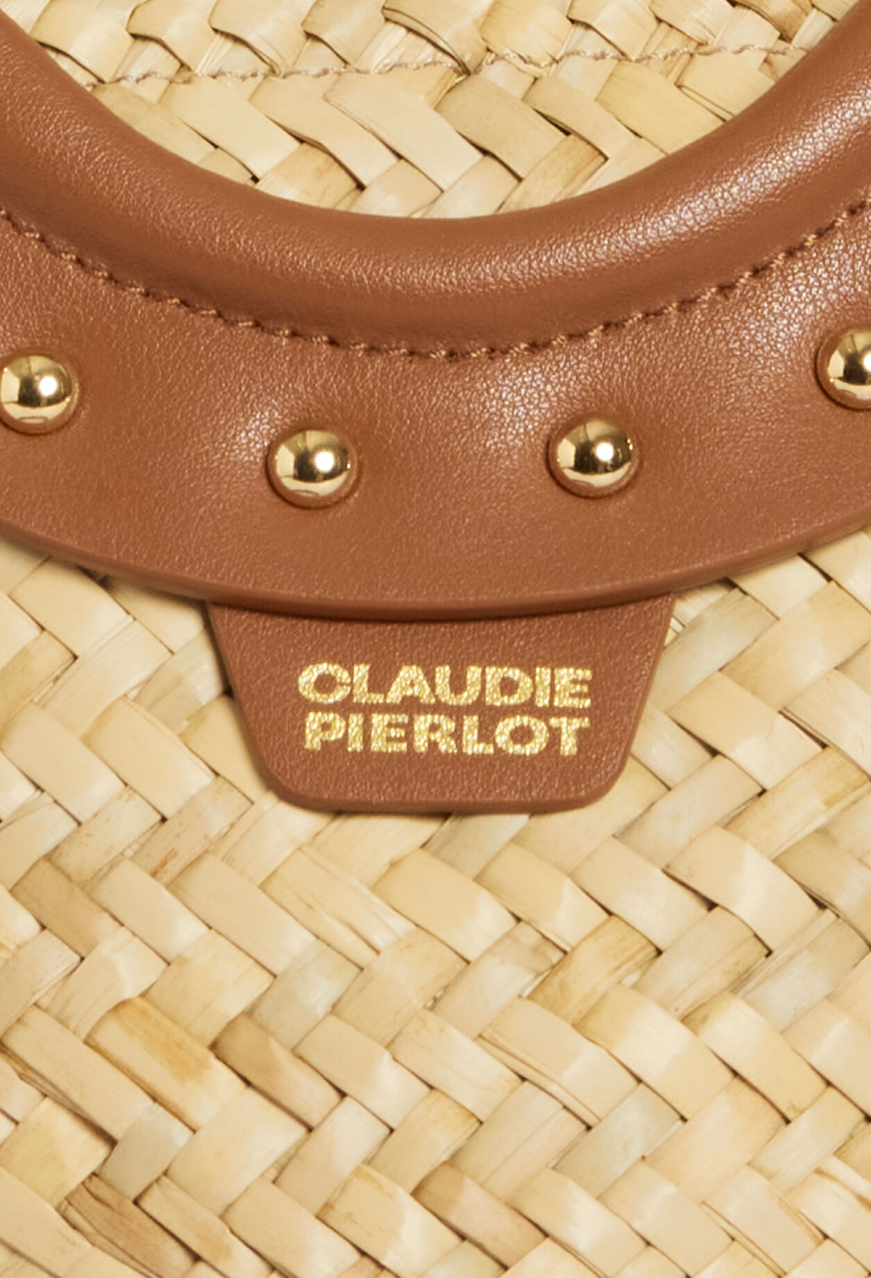 Mini-Handtasche Abeille aus Stroh