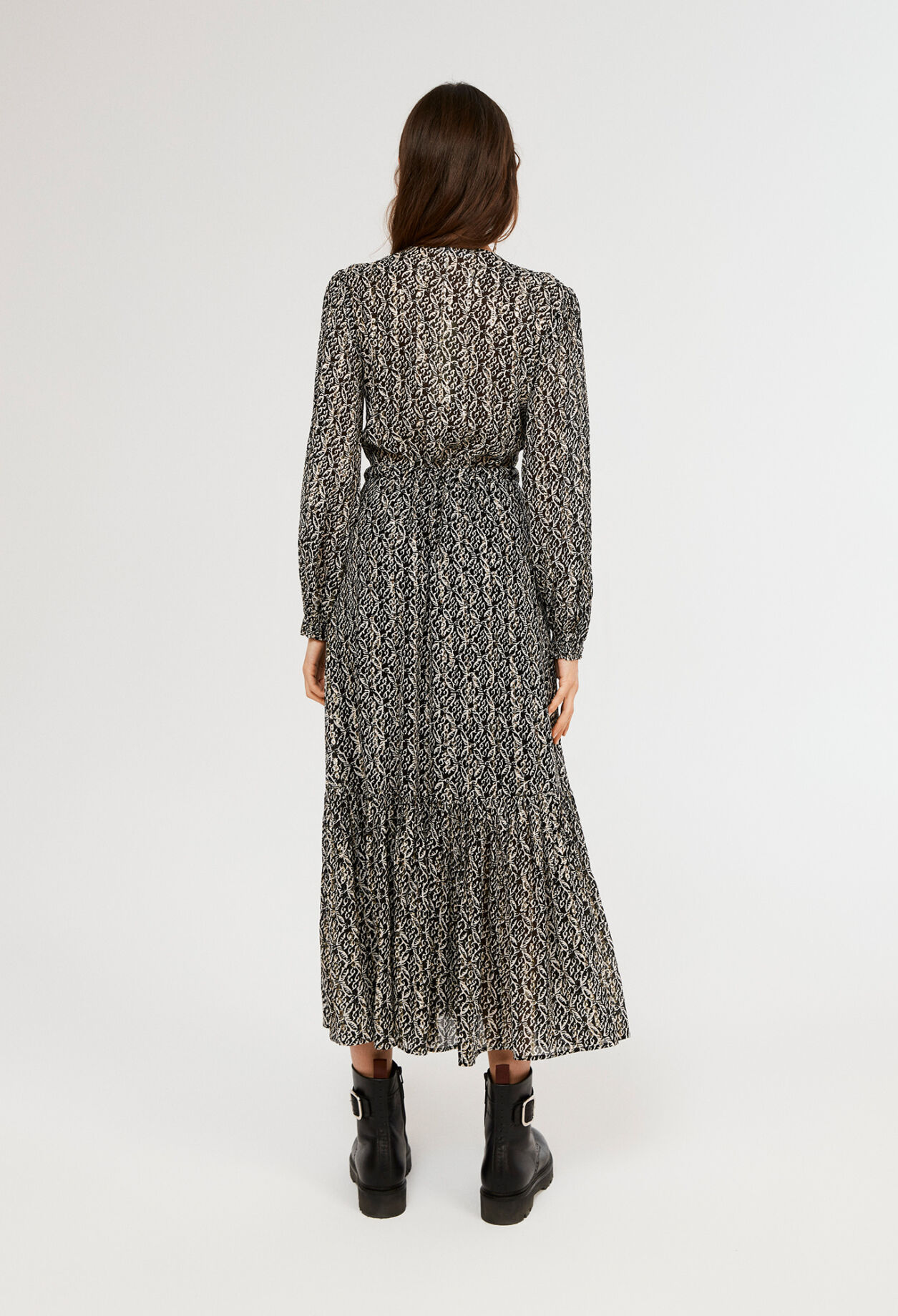 Bedrucktes Midikleid