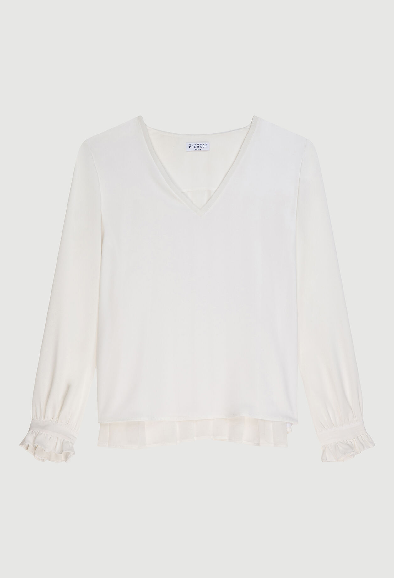 Bluse mit Volants