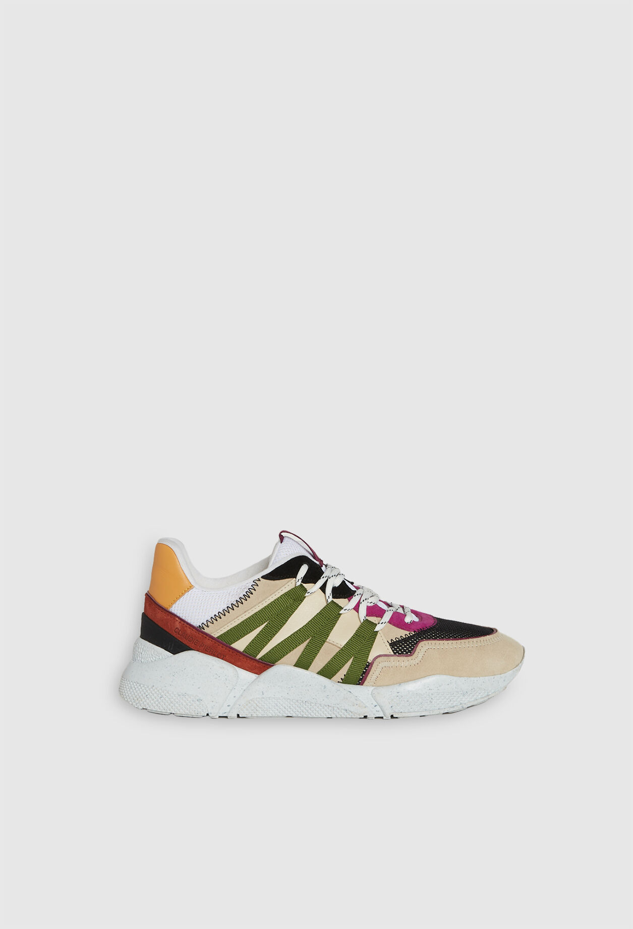 Grafische Sneakers  Öko-Leder