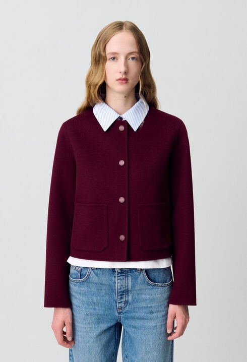Kurze Wolljacke