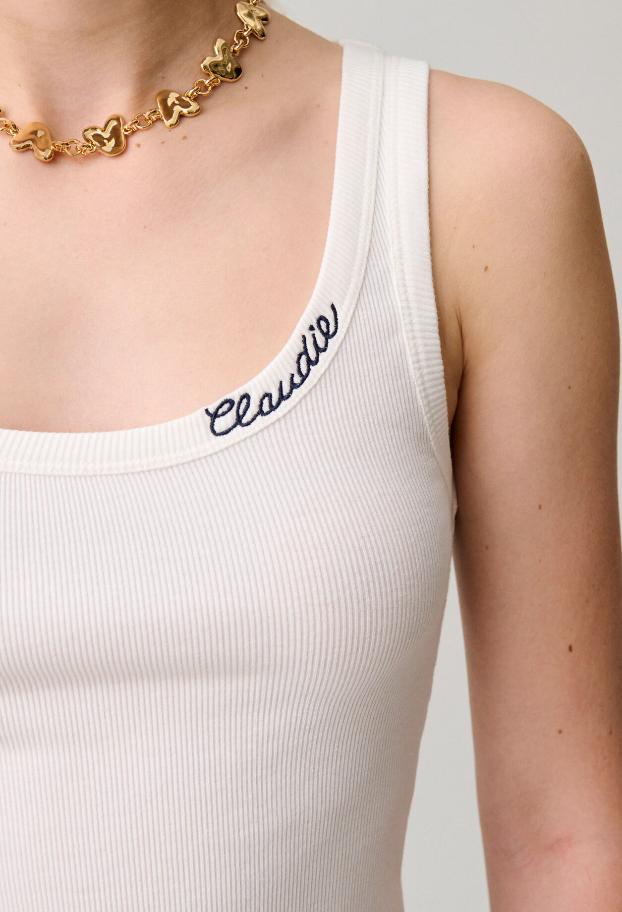 Baumwoll-Top Claudie