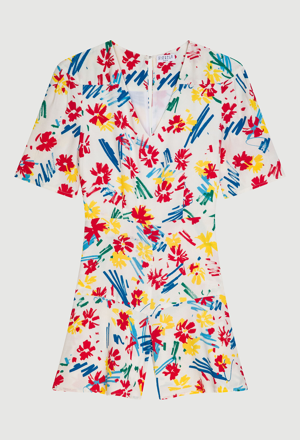 Playsuit mit Blumenmotiv