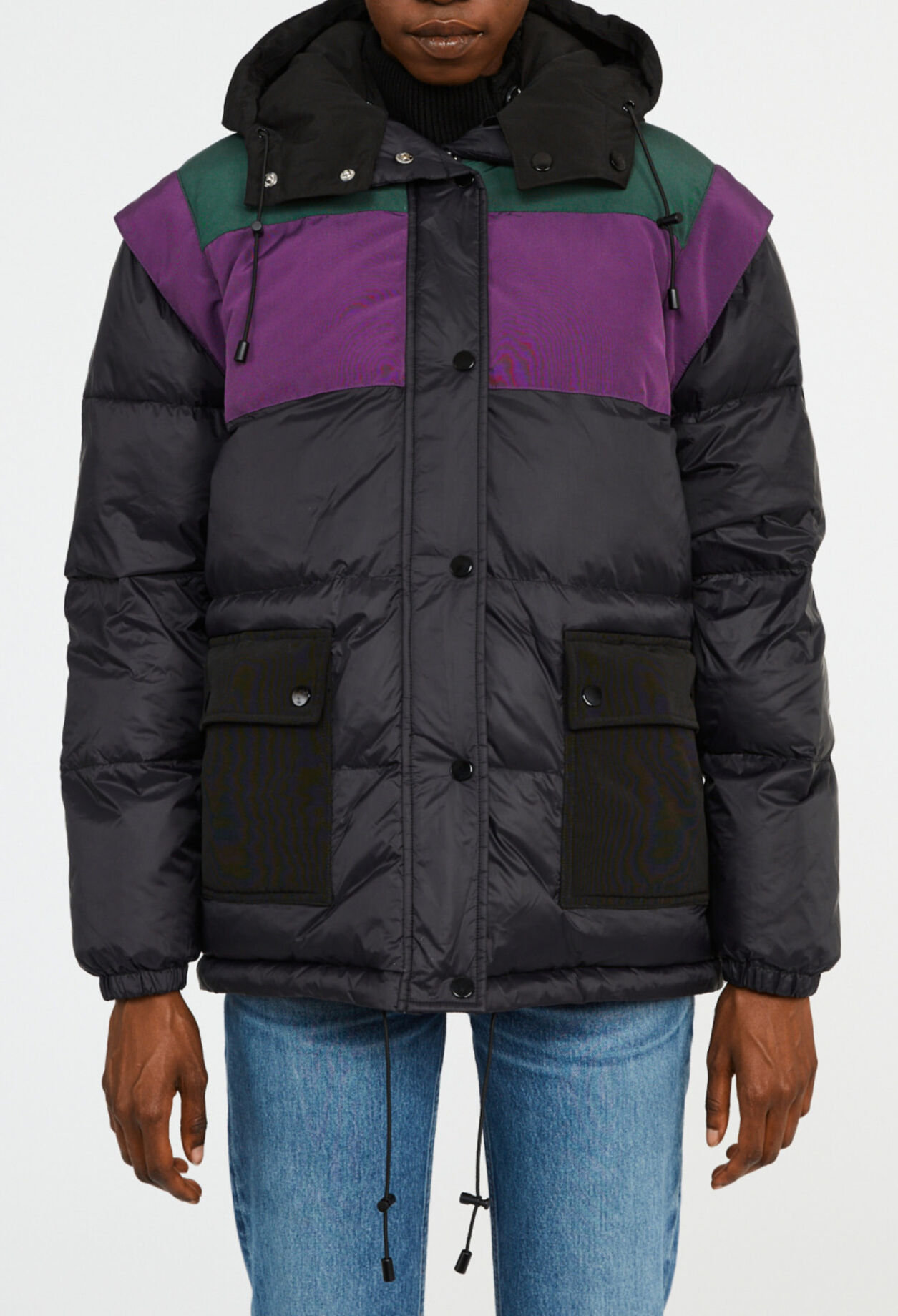 Daunenjacke mit Kapuze