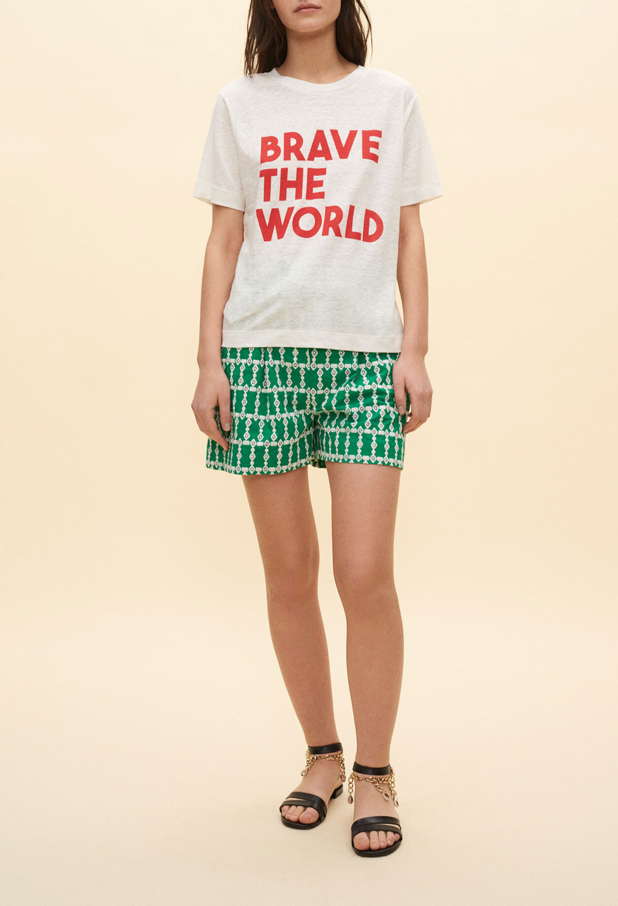 T-shirt mit Siebdruck