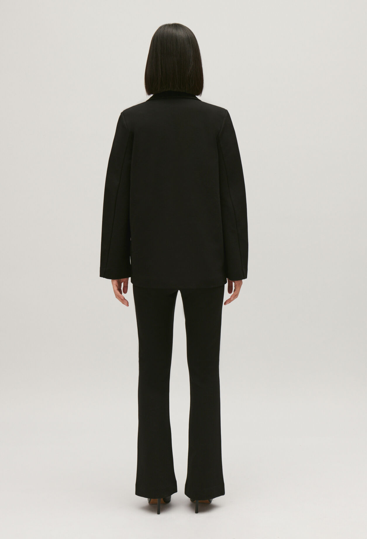 Schwarzer Oversize-Blazer