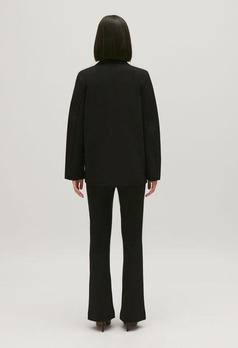 Schwarzer Oversize-Blazer