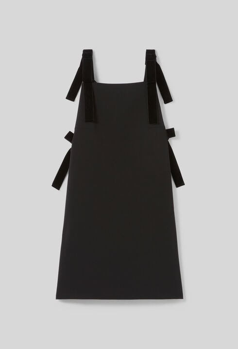 Kurzes Samtkleid