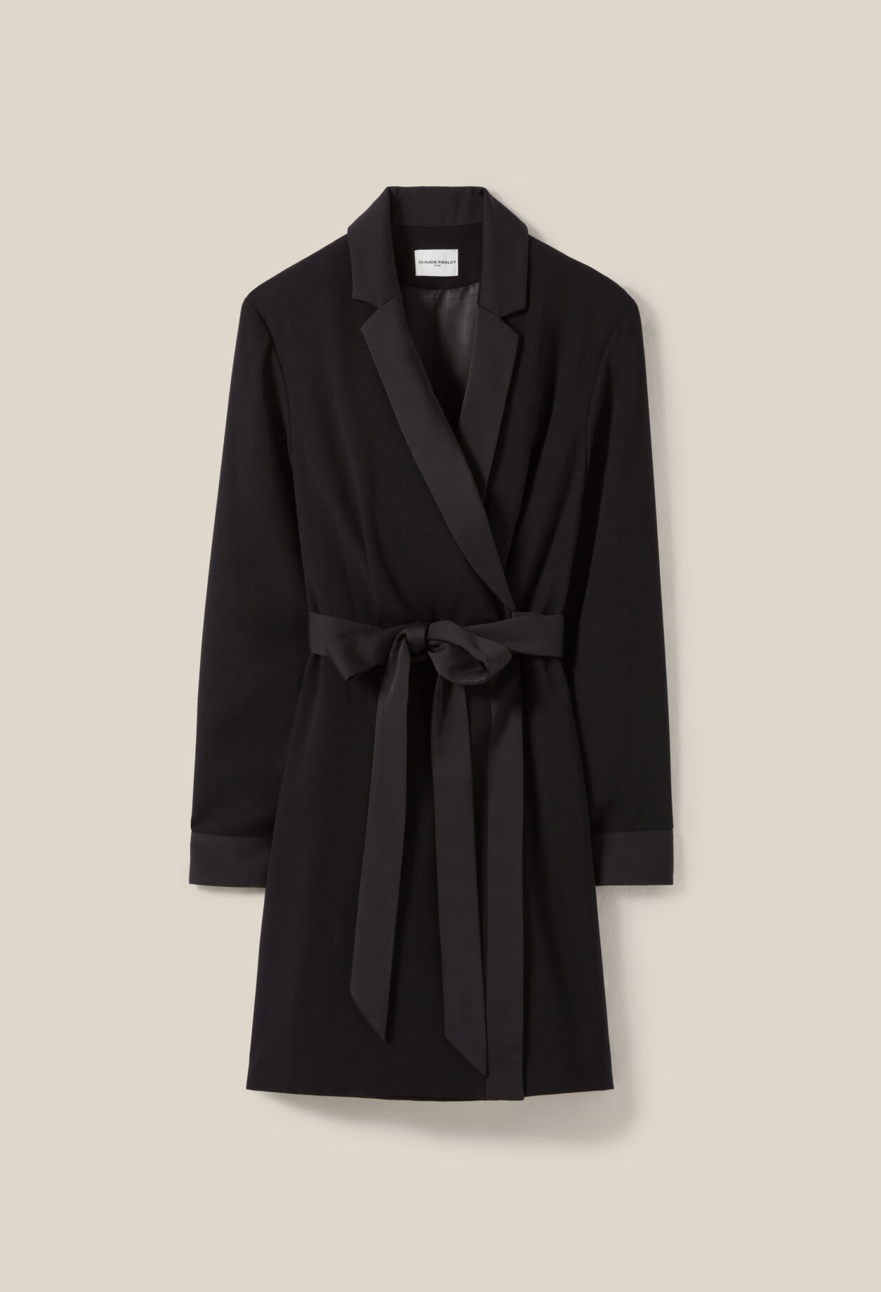 Wickelkleid mit Reverskragen