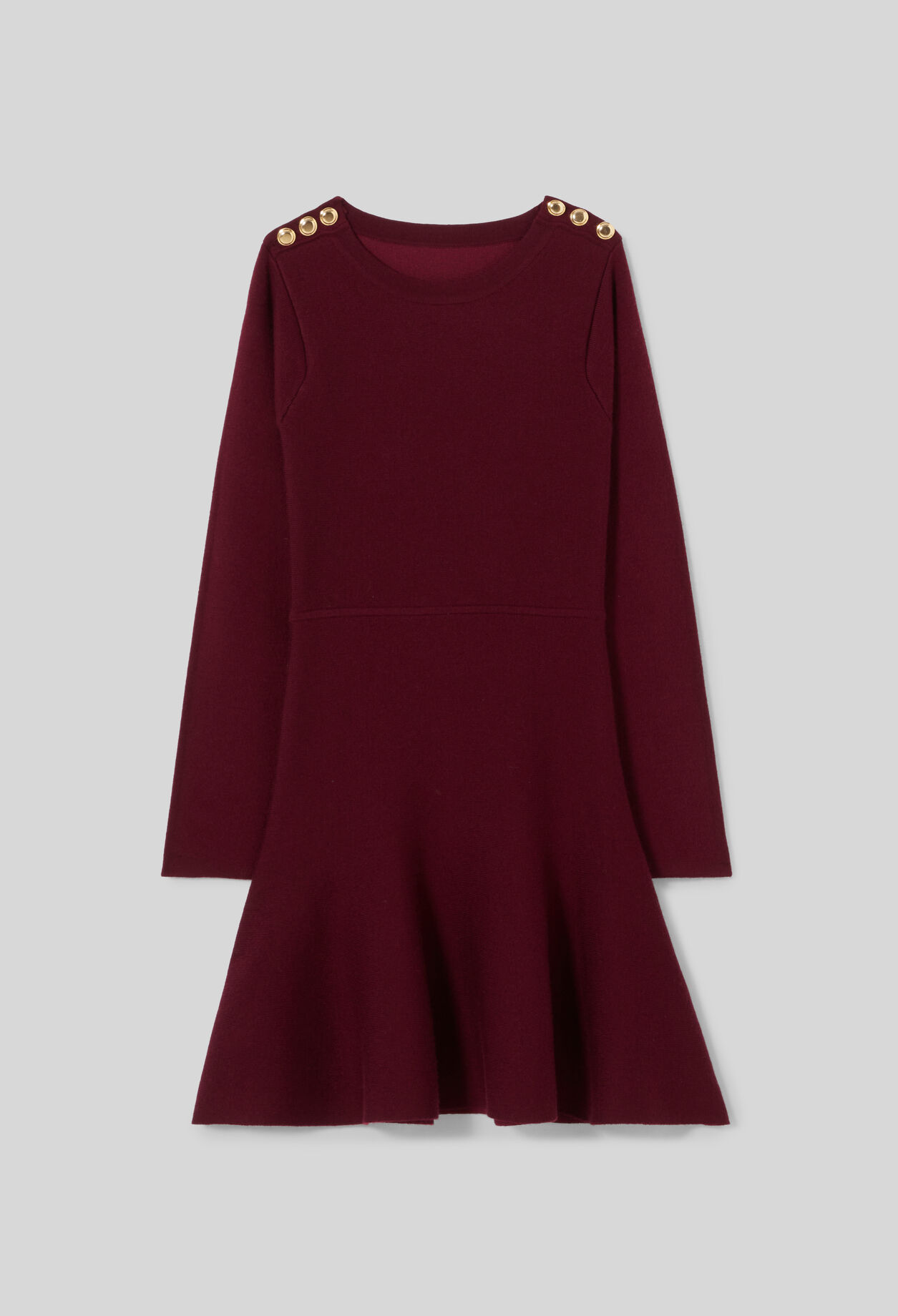 Strickkleid in Skater-Optik