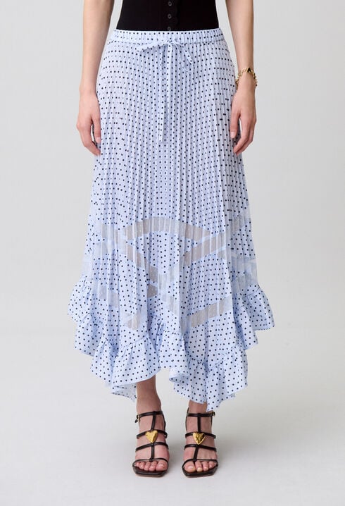 Midi-Rock aus Spitze