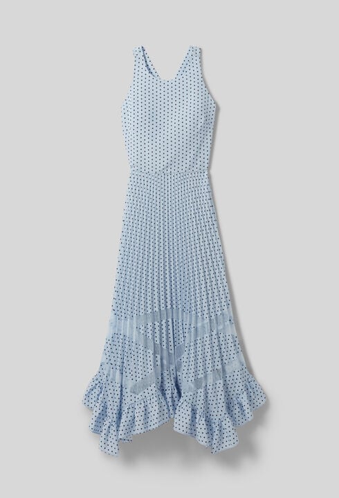 Midikleid mit Punkten