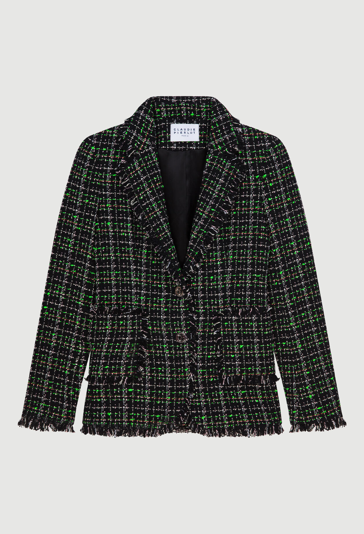 Jacke im Tweed-Look