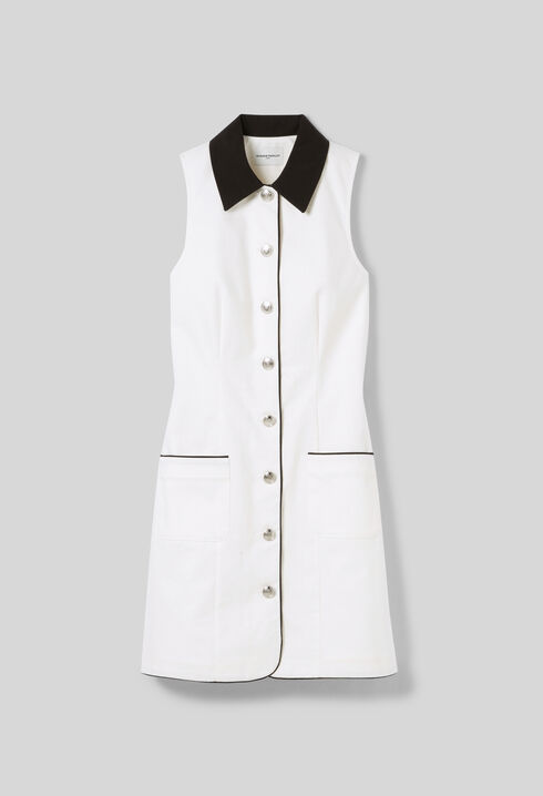 Ärmelloses kurzes Kleid