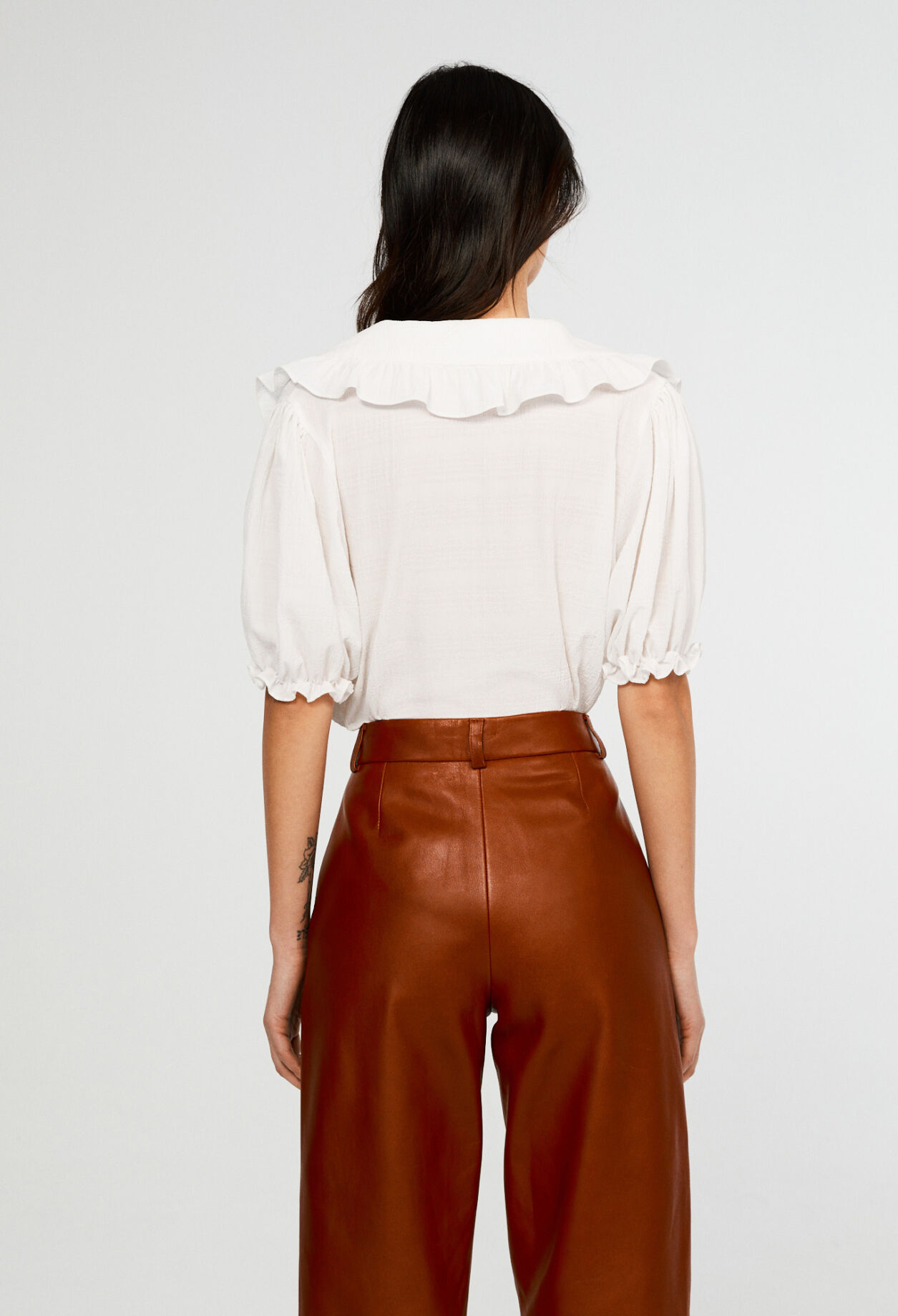 Bluse mit Reverskragen