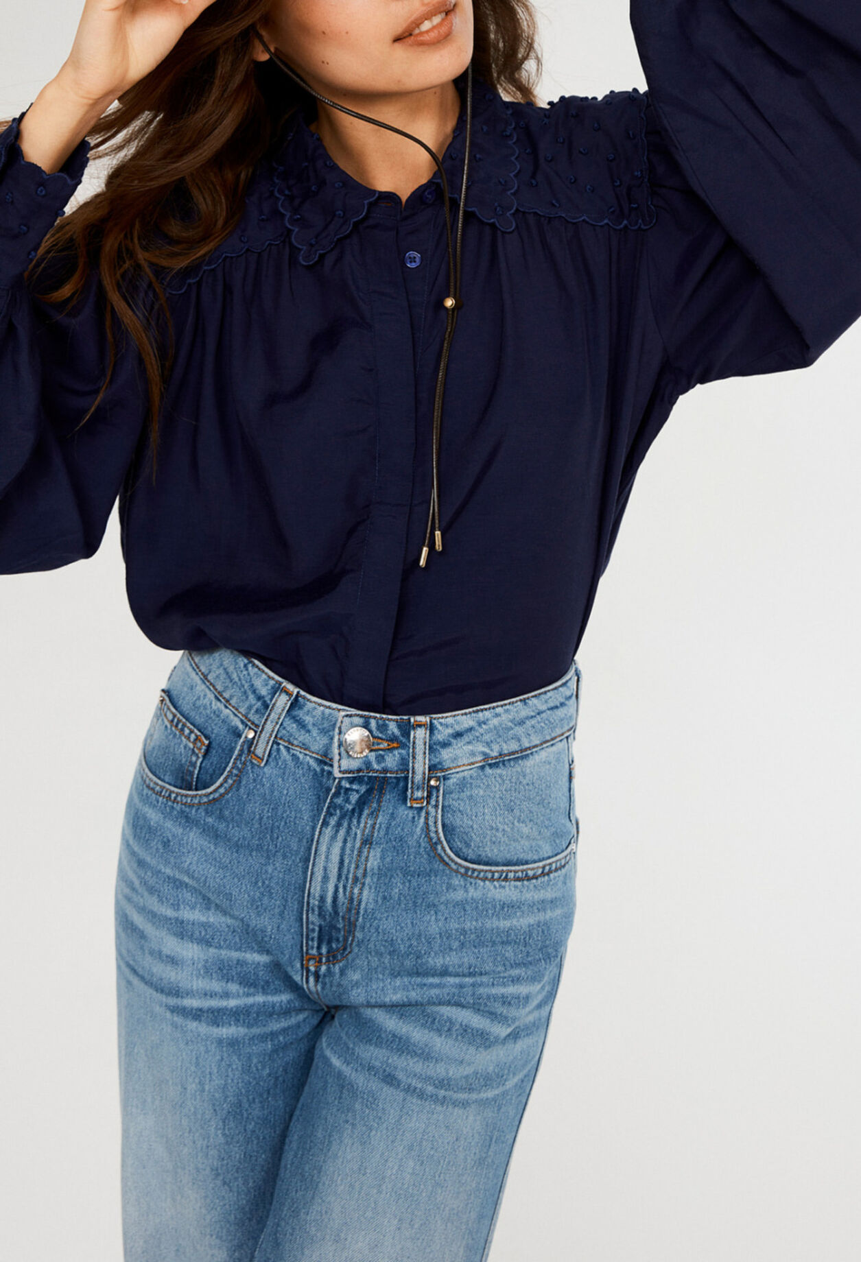 Fließende Bluse