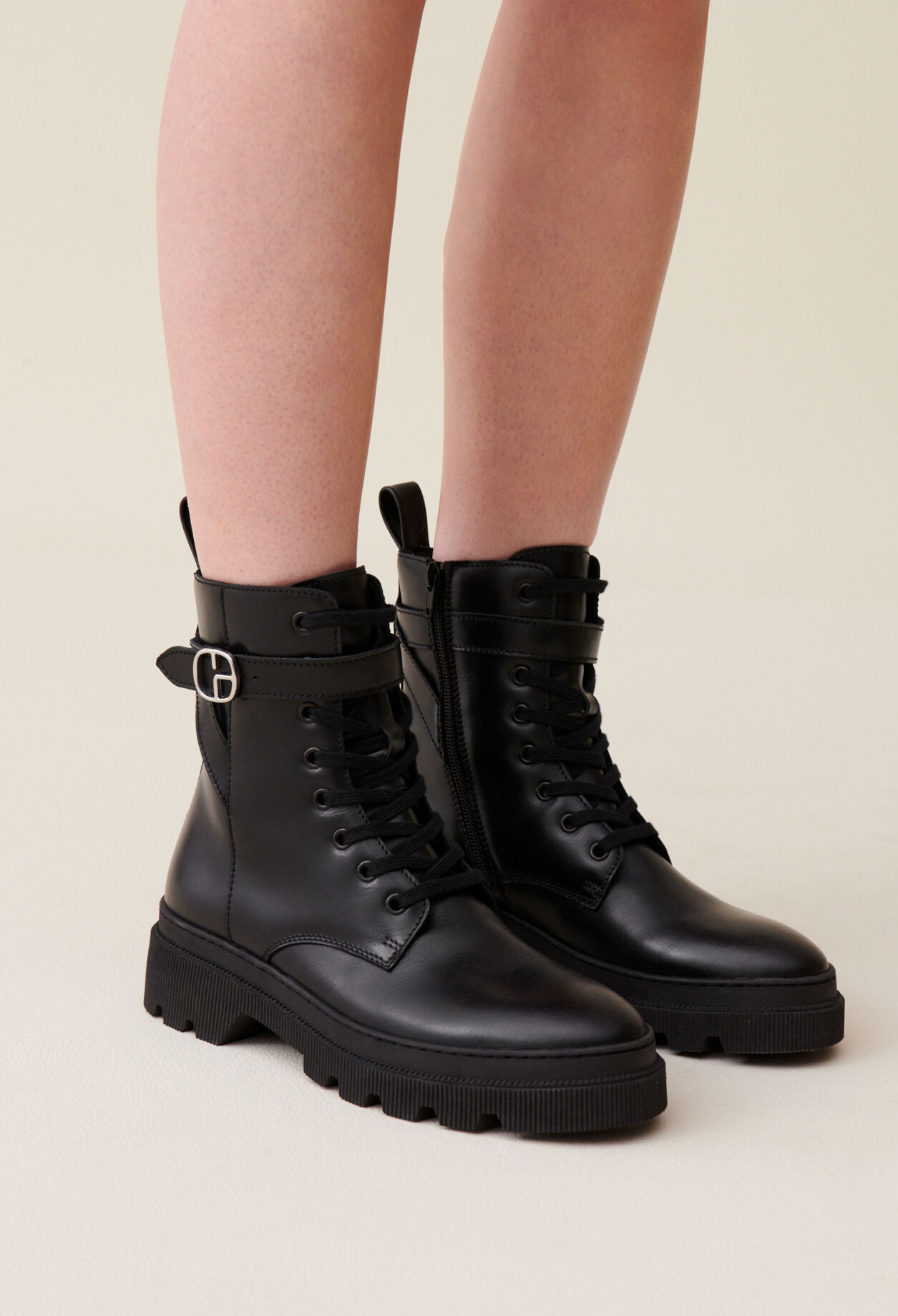 Leder Ranger Stiefel