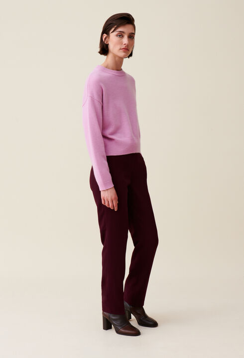 Kaschmirpullover mit CP-Stickerei