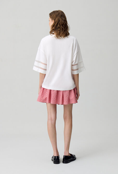 Oversize T-Shirt aus Baumwolle