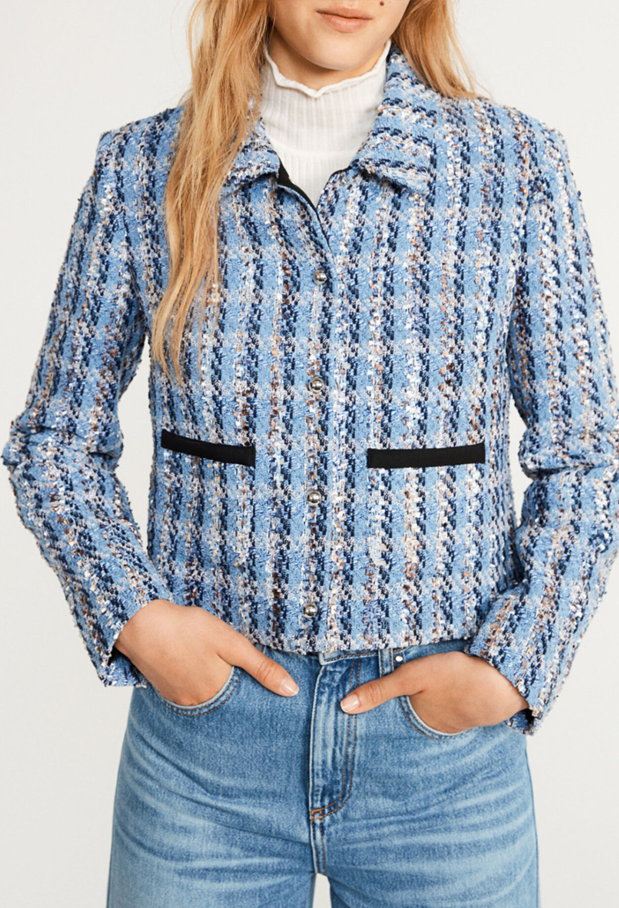 Tweed-Jacke