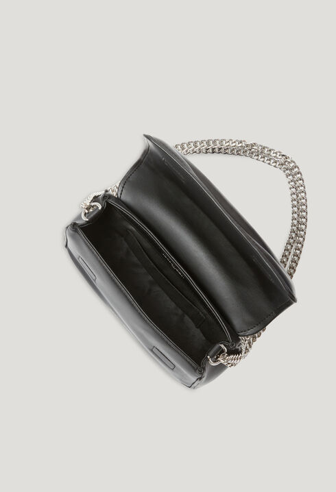 Angelina-Tasche schwarzem Steppleder