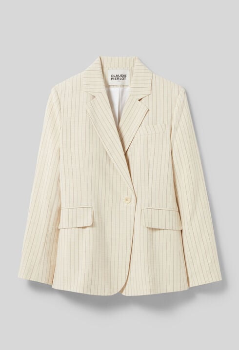 Gestreifter Blazer