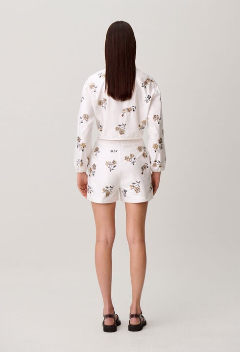 Gebl&uuml;mte kurze Shorts