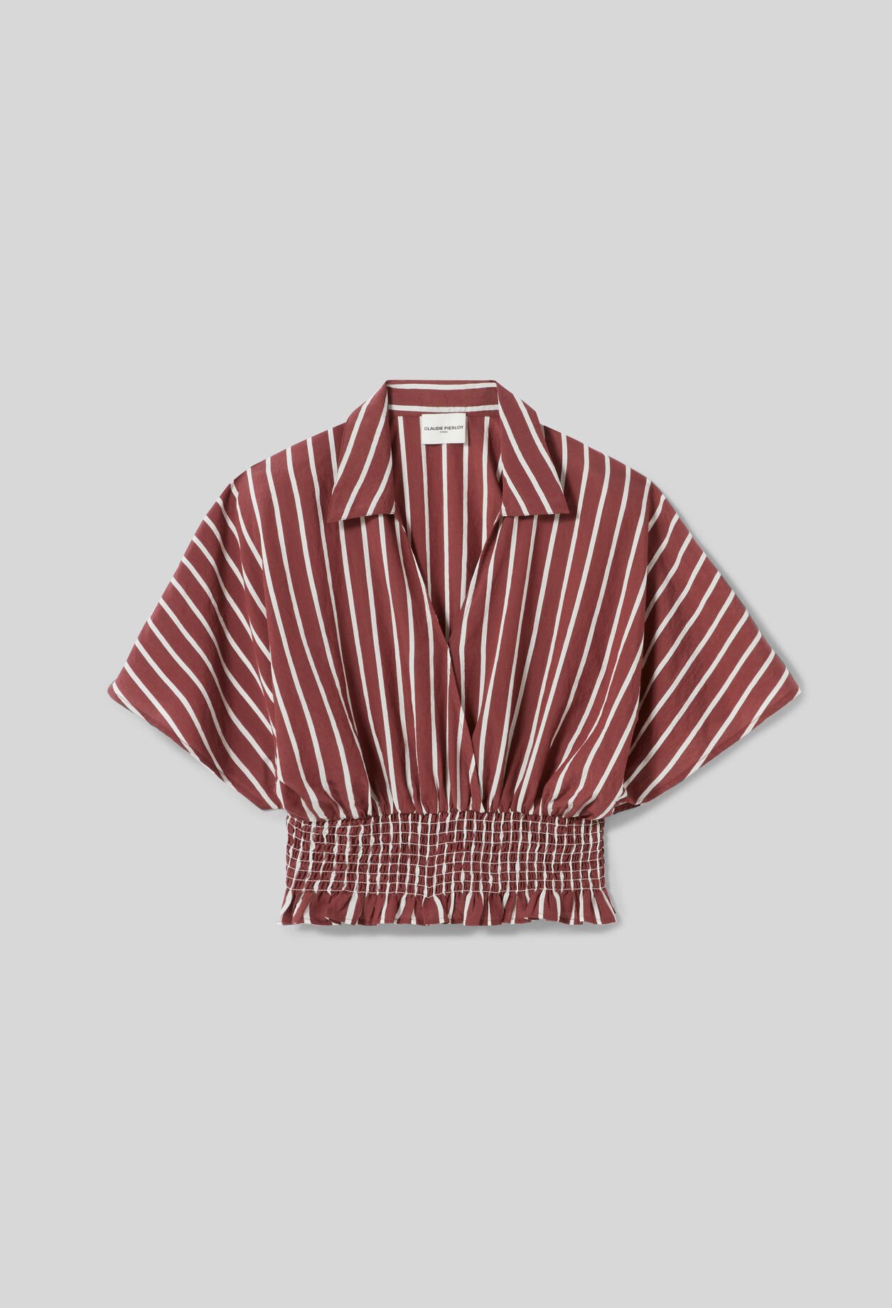 Flie&szlig;endes Streifentop