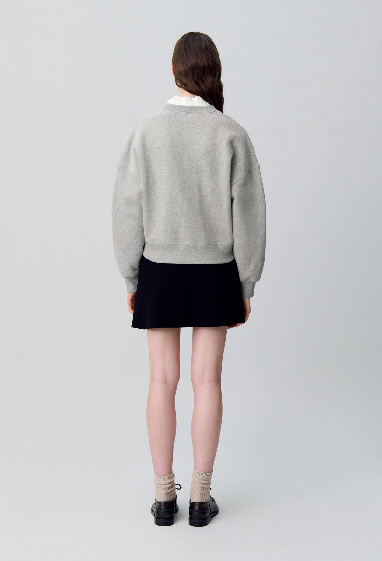 Sweatshirt mit Kragen