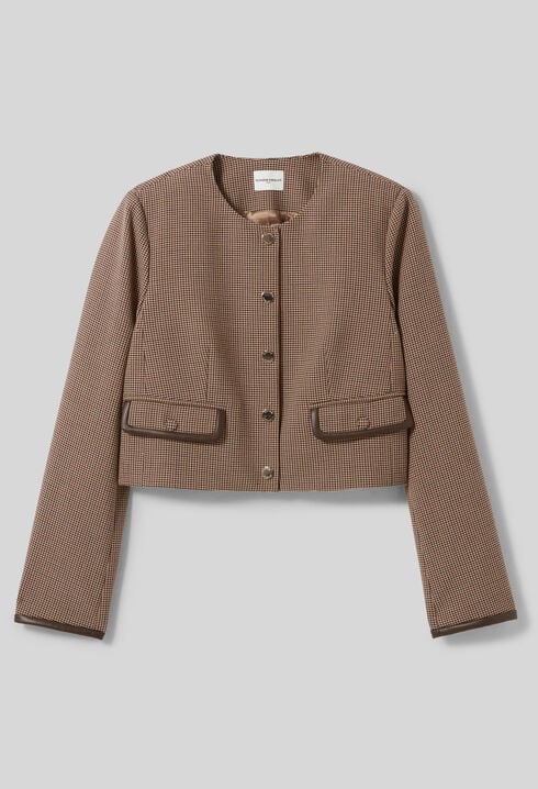 Kurze Box-Jacke