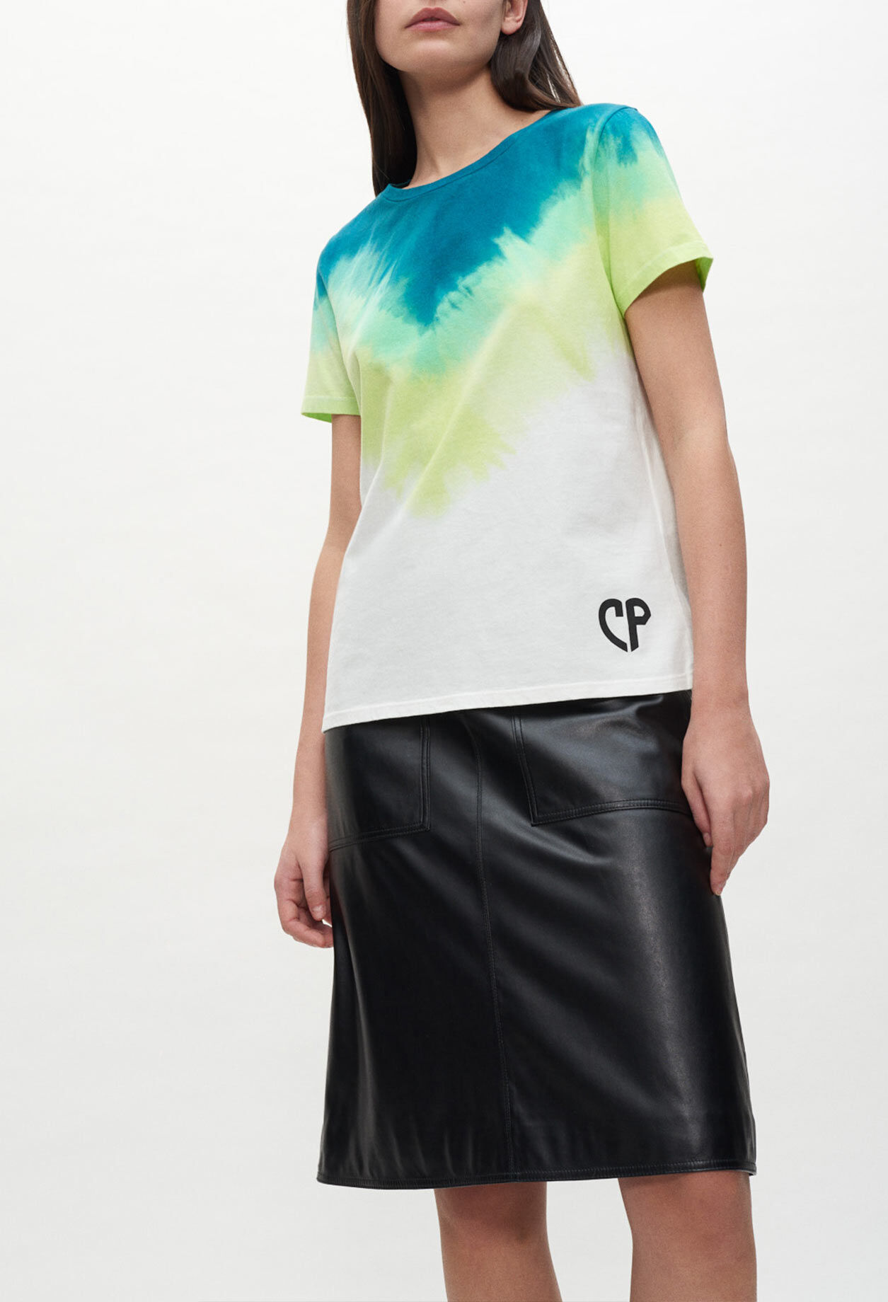 Geometrisches T-Shirt tie & dye