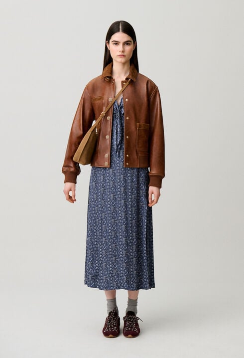 Flie&szlig;endes Print-Kleid
