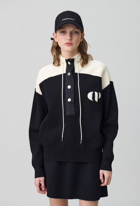 Sweatshirt Minimum Troyerkragen