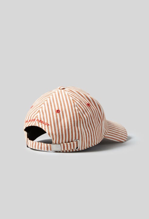 CP-Monogramm Mütze mit Streifen