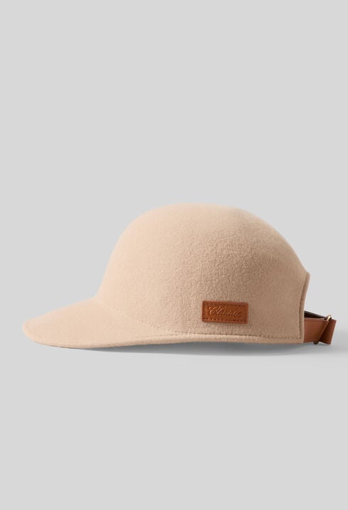 Wollfilz-Kappe Camel