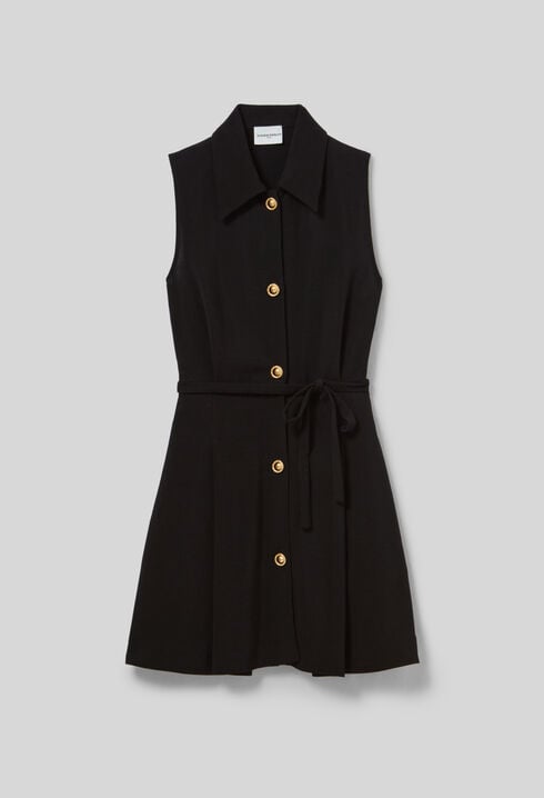 Ärmelloses kurzes Kleid