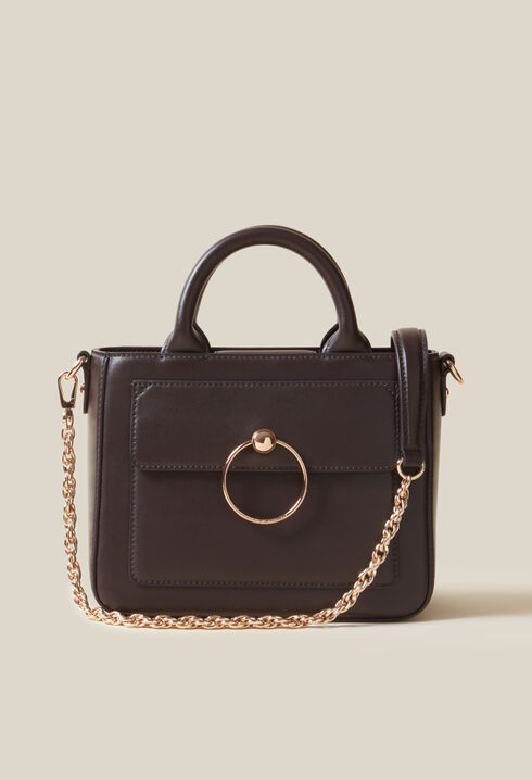Anouck Tasche Glattleder Kette