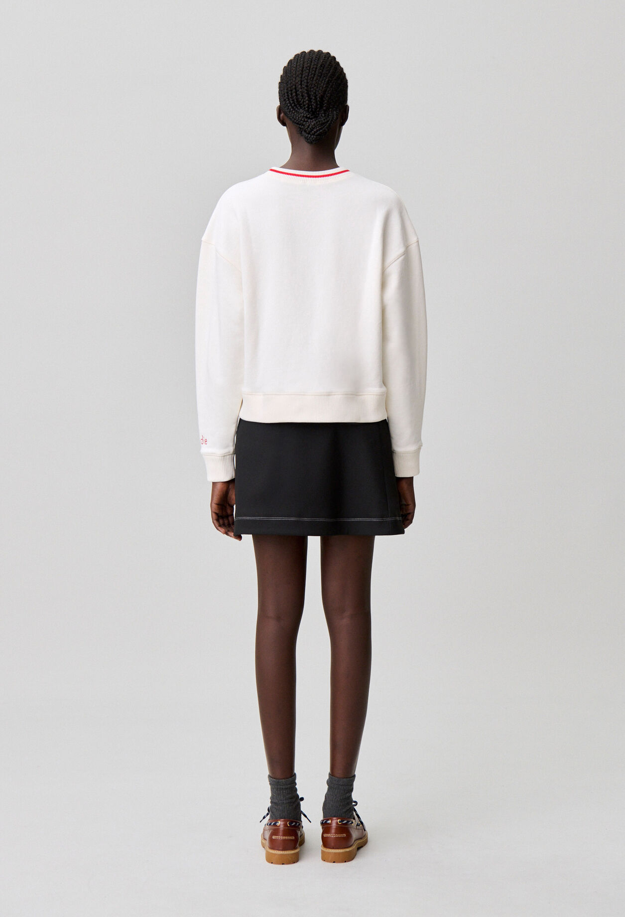 Sweatshirt mit CP-Stickerei