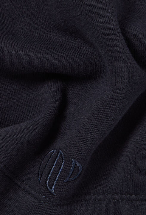 Marineblaues Kapuzen-Sweatshirt