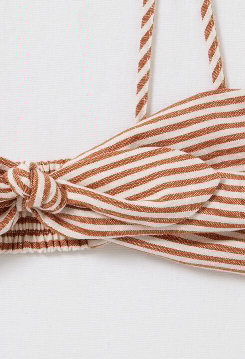 Gestreiftes Bandeau-Top