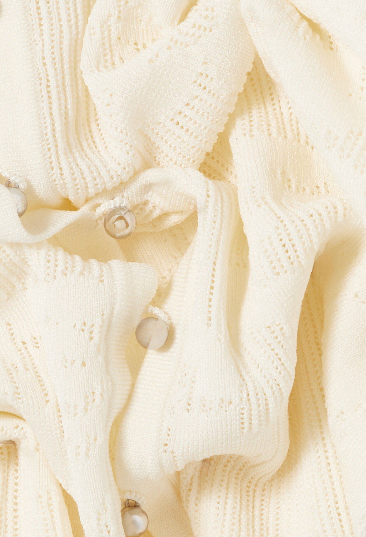 Strickjacke mit Blumen