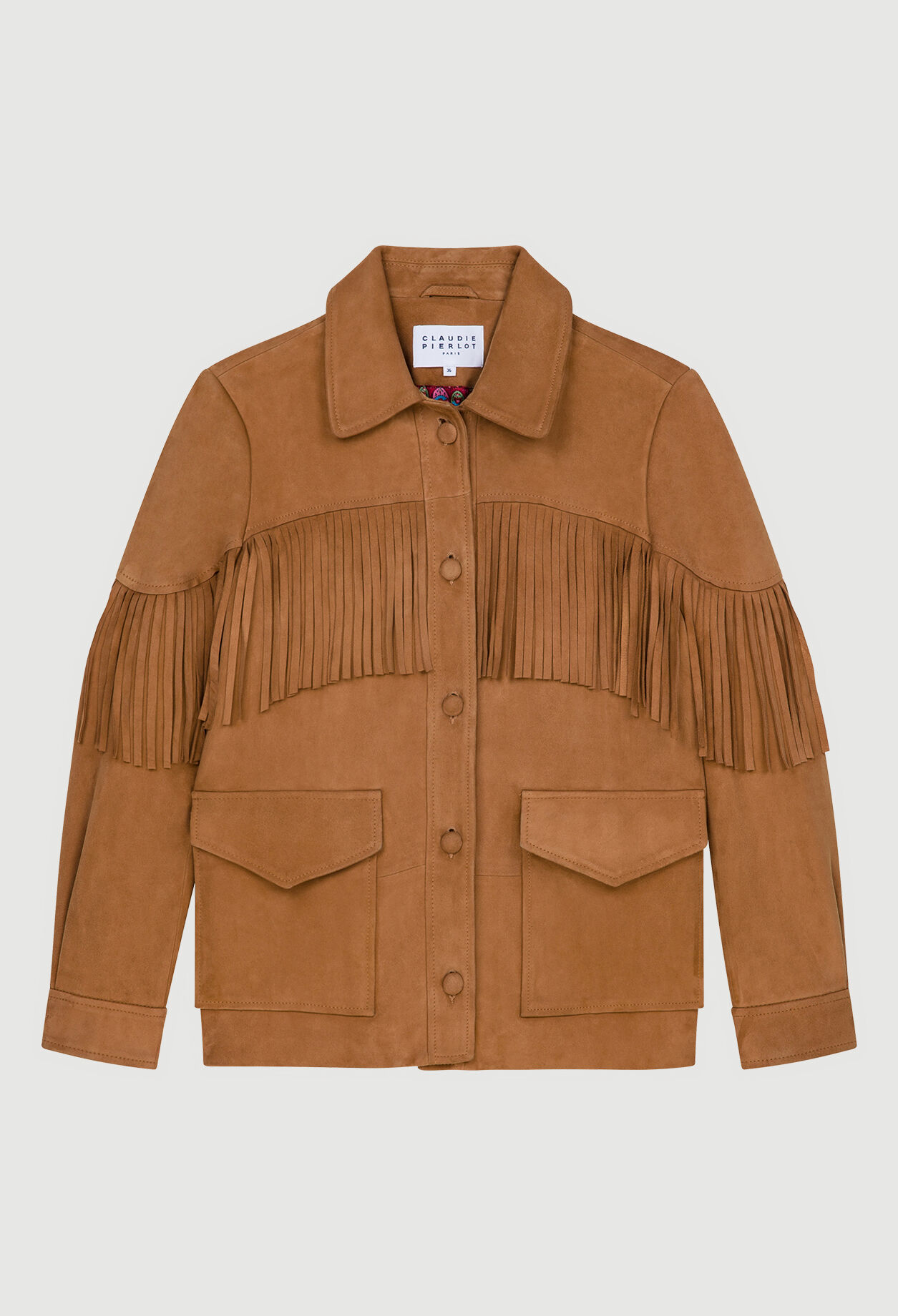 Blouson mit Fransen