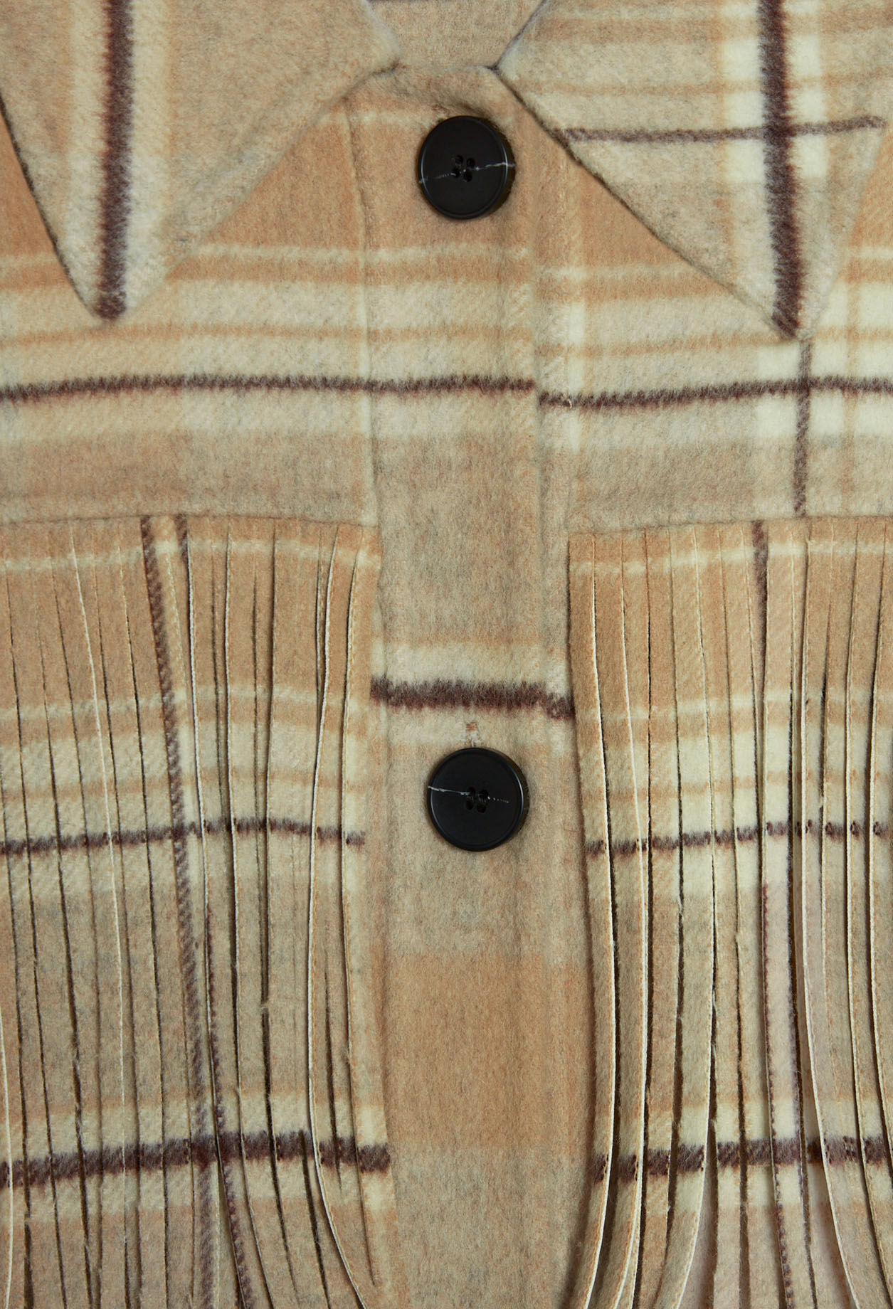 Oversize-Jacke mit Karomuster