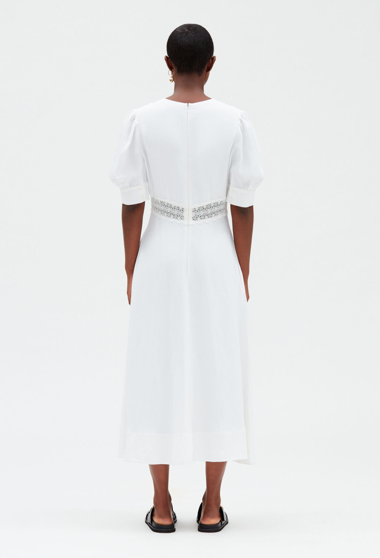 Besticktes Midikleid