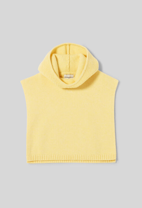 Strick-Snood mit Kapuze
