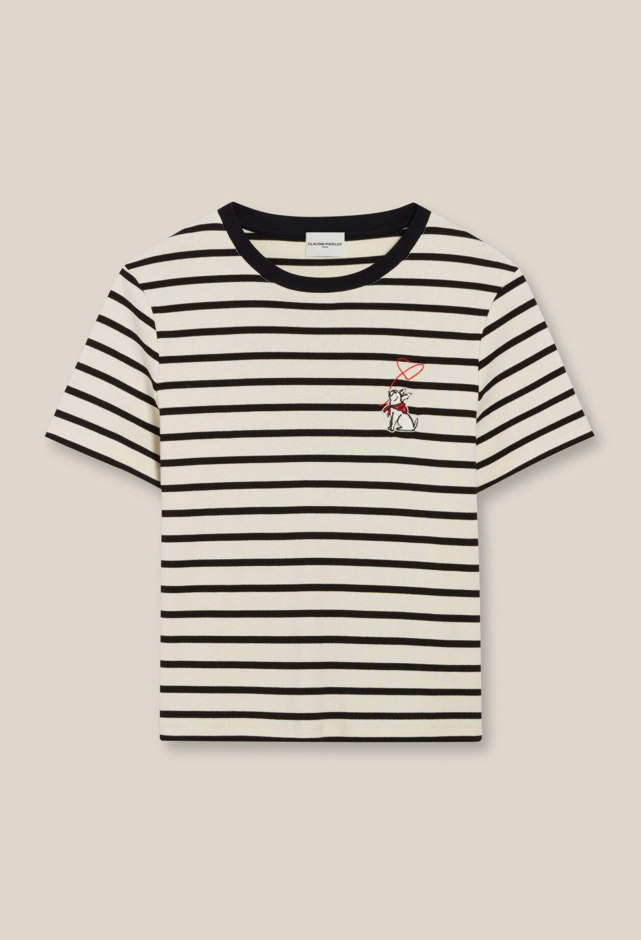 Zweifarbig gestreiftes Matrosen-Shirt