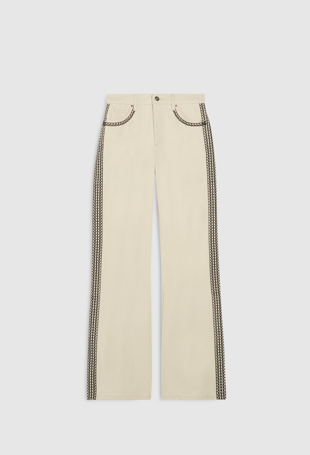 Weiße Jeans